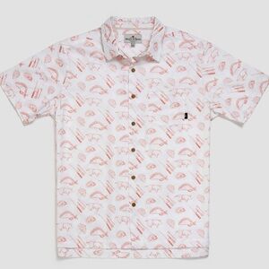 Beach & Barn Sunset Surf 'n Turf Woven Shirt